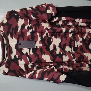 WESTY MEN'S CAMO THERMAL MULTICOLOR COTTON LONG SLEEVE SHIRT SIZE XL